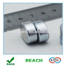 neodymium magnet disc N35 Zn axial